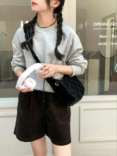 韓國TRO 人氣款雲耳枕壓綁繩肩背包6