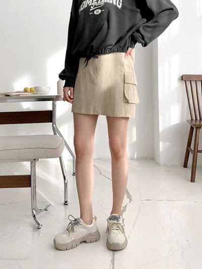 韓國 NAA 真皮撞色雙繩老爹運動休閒女鞋6