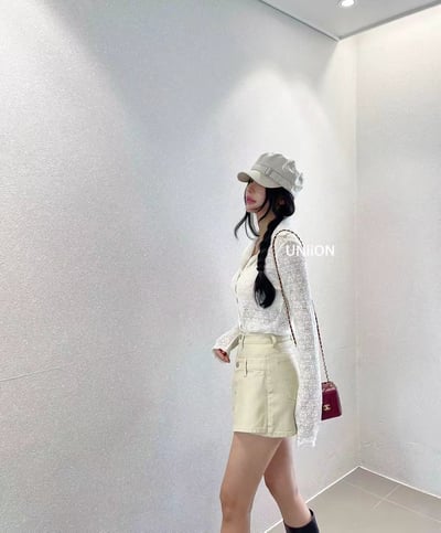 韓國 UNI 休閒百搭皮帶軍帽3