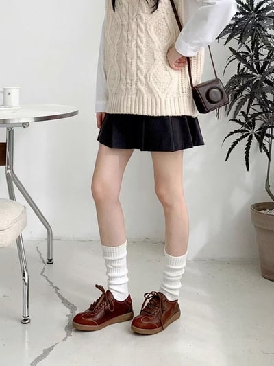 韓國 NAA 真皮類牛津德訓休閒女鞋6