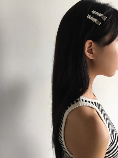 韓國NYU 遂星星辰小款一字夾3