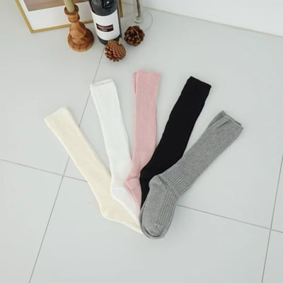 韓國 UNI 韓系密織直紋長筒長襪4