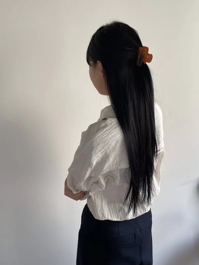 韓國NYU 牛奶糖迷你鯊魚夾5