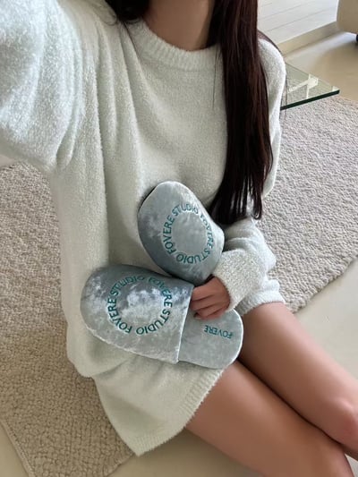 韓國 LUNA 韓系熊熊絨感兩件秋冬睡衣套裝3