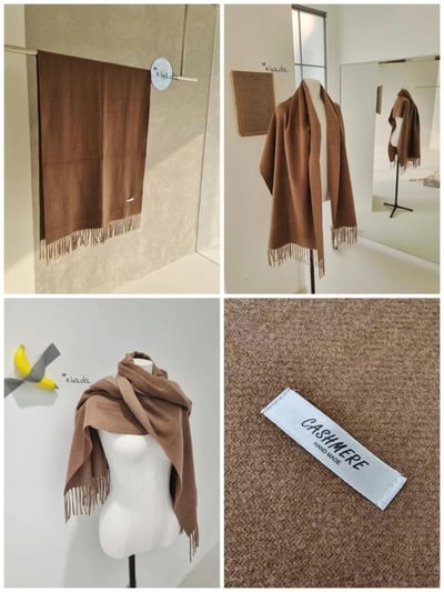 正韓EBA素色雙面兩用圍巾4