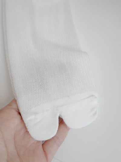 韓國 UNI 馬蹄素色透氣長統襪8