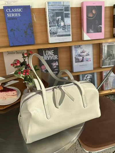 韓國TRO 復古波士頓保齡球腋下包9