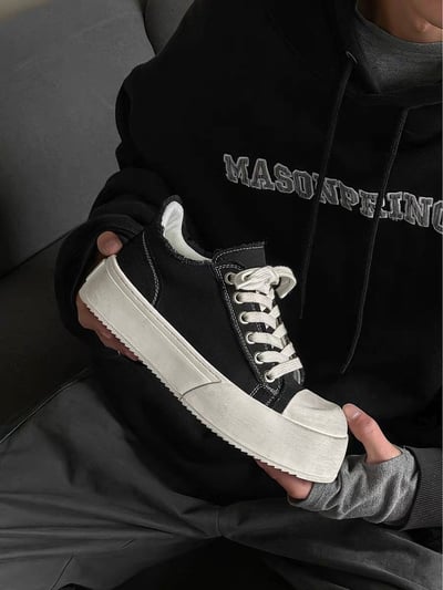 韓國 VBIN 男女款髒髒翹鼻帆布鞋9