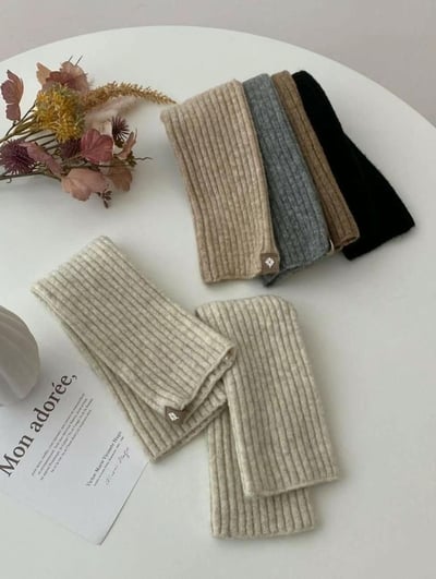 正韓針織兩用襪套&袖套(內含羊毛)11