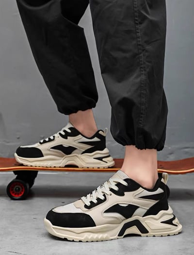 韓國 AL 高梯積木休閒老爹鞋   ( 最大48號 )4