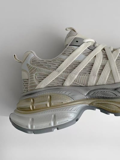 韓國 NAA 真皮蛛網運動休閒老爹女鞋9