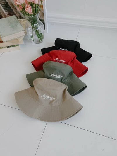 韓國 UNI 字母防曬遮陽漁夫帽2