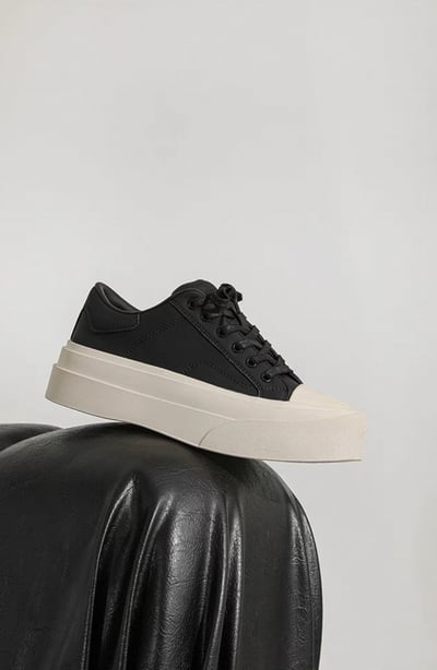 韓國 VBIN 四公分啞光厚底板鞋6