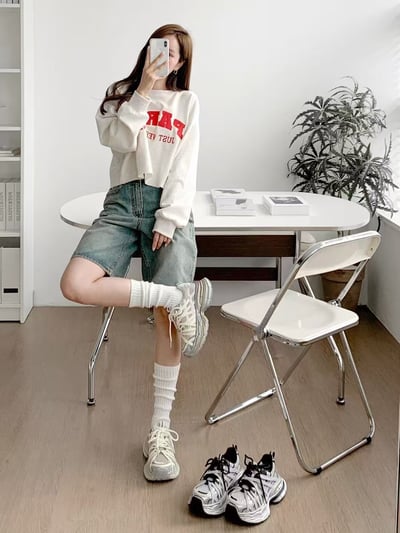 韓國 NAA 真皮蛛網運動休閒老爹女鞋3