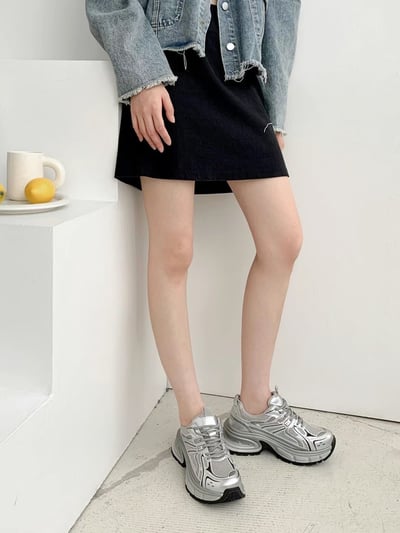 正韓NAA拚色厚底老爹鞋5