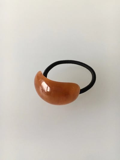 韓國NYU 水墨大理石紋理饅頭髮圈7