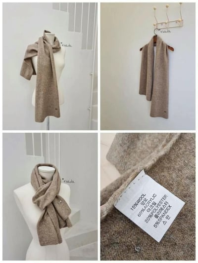 正韓單色素雅百搭圍巾 現貨(羊毛15%)3