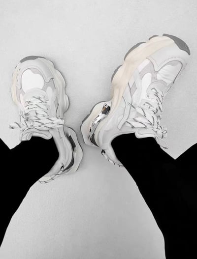 韓國 VBIN 太空銀朵老爹鞋5