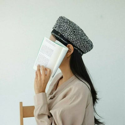 韓國 NU 小香復古毛倪報童帽12