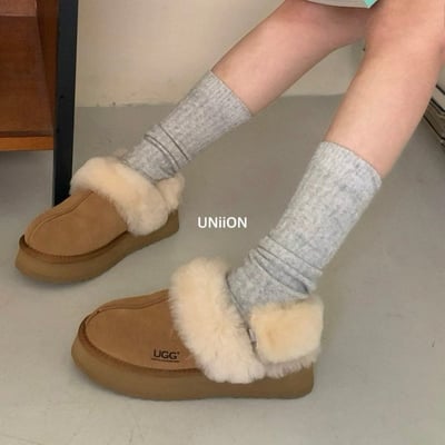 韓國UNI透氣直螺紋銀扣拼接長襪3