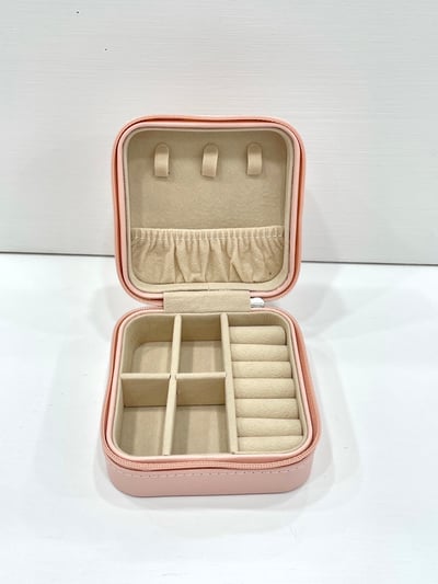 JS 皮面方形飾品收納盒5