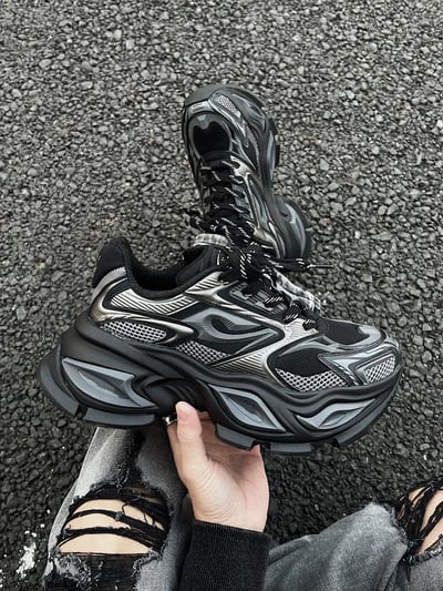 韓國 AL 六公分焰炎旋風老爹鞋 (男)2