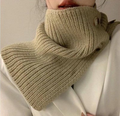 正韓EBA鈕扣針織圍脖5