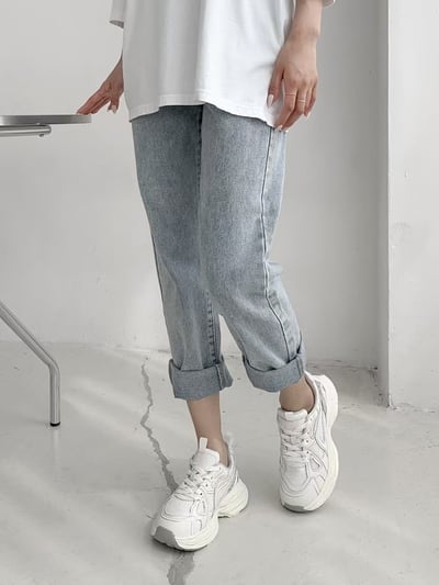 韓國 NAA 水波羊皮老爹增高女運動鞋6