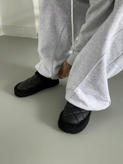 韓國PLA小被被泰迪絨毛拖鞋雪靴8