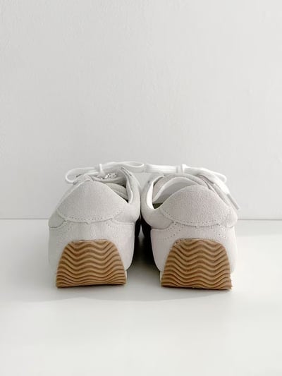 韓國 NAA 真皮蝴蝶結株株平底休閒運動女鞋8