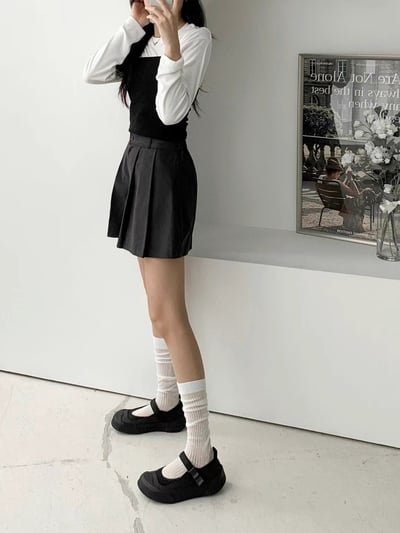 正韓NAA復古簍空瑪莉珍鞋4