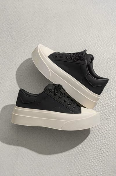 韓國 VBIN 四公分啞光厚底板鞋7