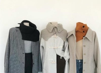 正韓EBA鈕扣針織圍脖13