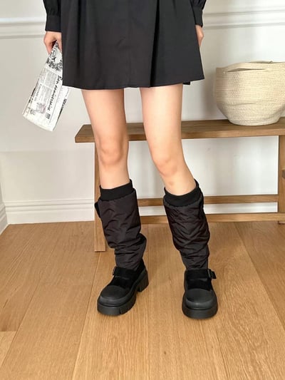 韓國ELF少見羽絨襪套長靴3