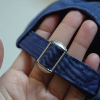 韓國UNI  復古仿舊幸運刺繡不收邊棒球帽9