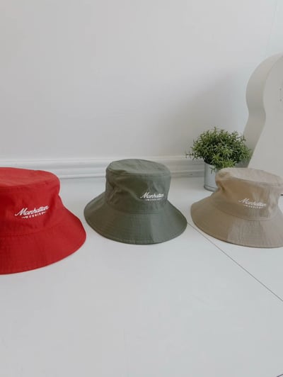 韓國 UNI 字母防曬遮陽漁夫帽6