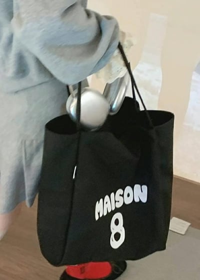 韓國TRO 梅森學生休閒帆布托特包6