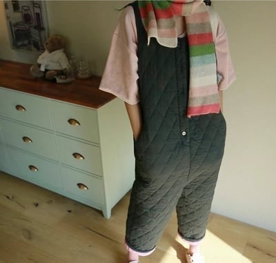 正韓EBA學生復古撞色圍巾2