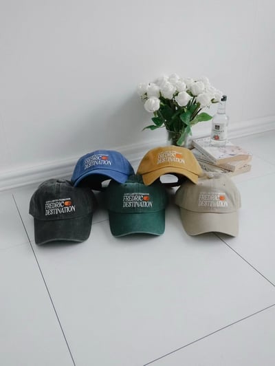 韓國UNI弗雷德復古丹寧中性棒球帽4