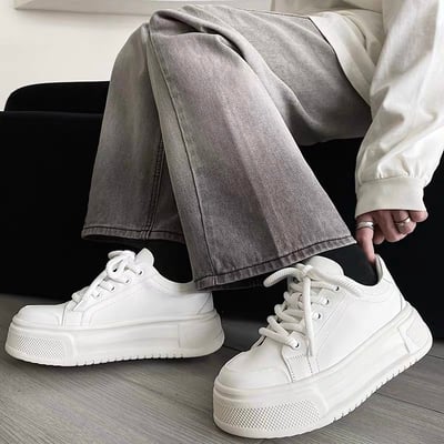 韓國 VBIN | 爆款素面厚底增高板鞋4