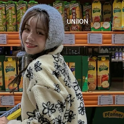 正韓UNI綁帶耳罩式針織毛線帽3