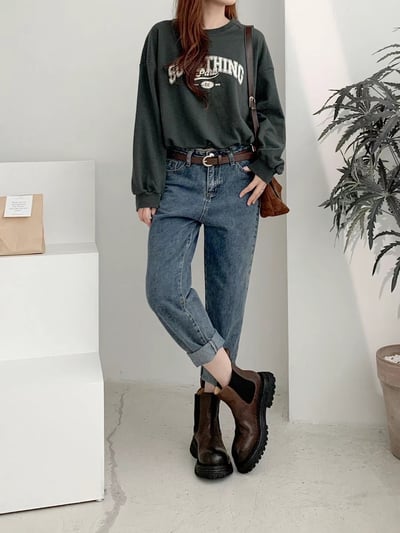 正韓NAA簡約英倫短靴6