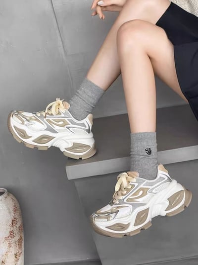 韓國 AL 六公分焰炎旋風老爹鞋 (女)9