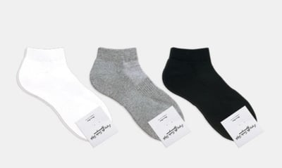 韓國 LEG 男士緩衝吸汗投契防滑厚底短襪6