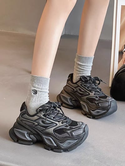 韓國 AL 六公分焰炎旋風老爹鞋 (女)5