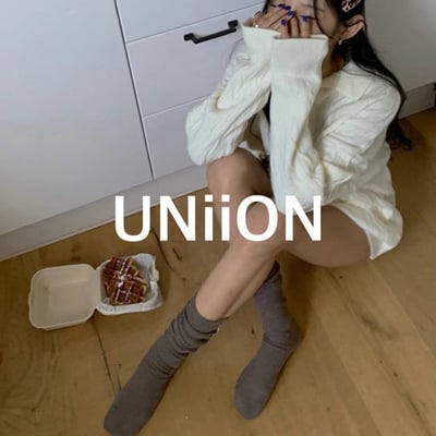 正韓UNI金扣小腿襪6