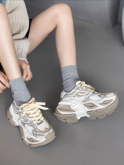 韓國 AL 六公分焰炎旋風老爹鞋 (女)10