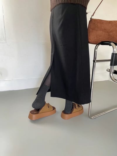 韓國PLA 泰迪勃肯絨毛增高拖鞋6