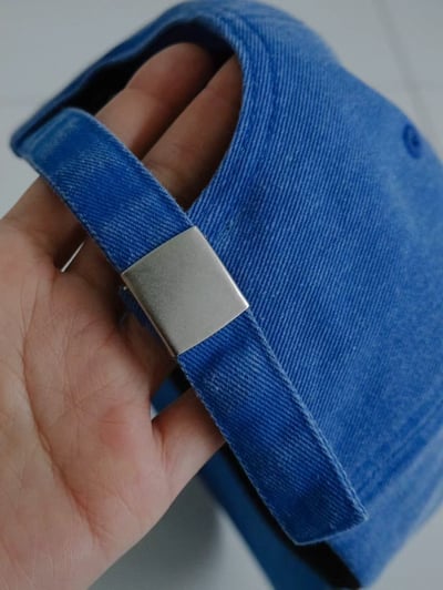 韓國UNI中性AB丹寧寬舌五分割帽12