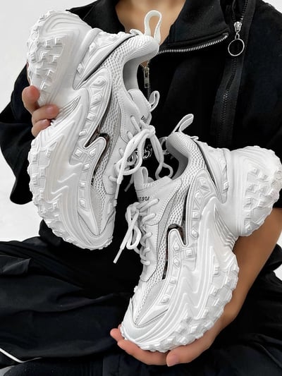 韓國 VBIN 2.0 鱷胎坦克老爹鞋 (男)1